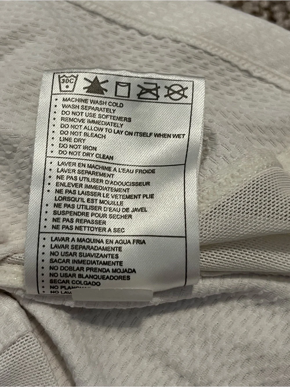 Nike White Sleeveless Polo Tank with Blue Accents